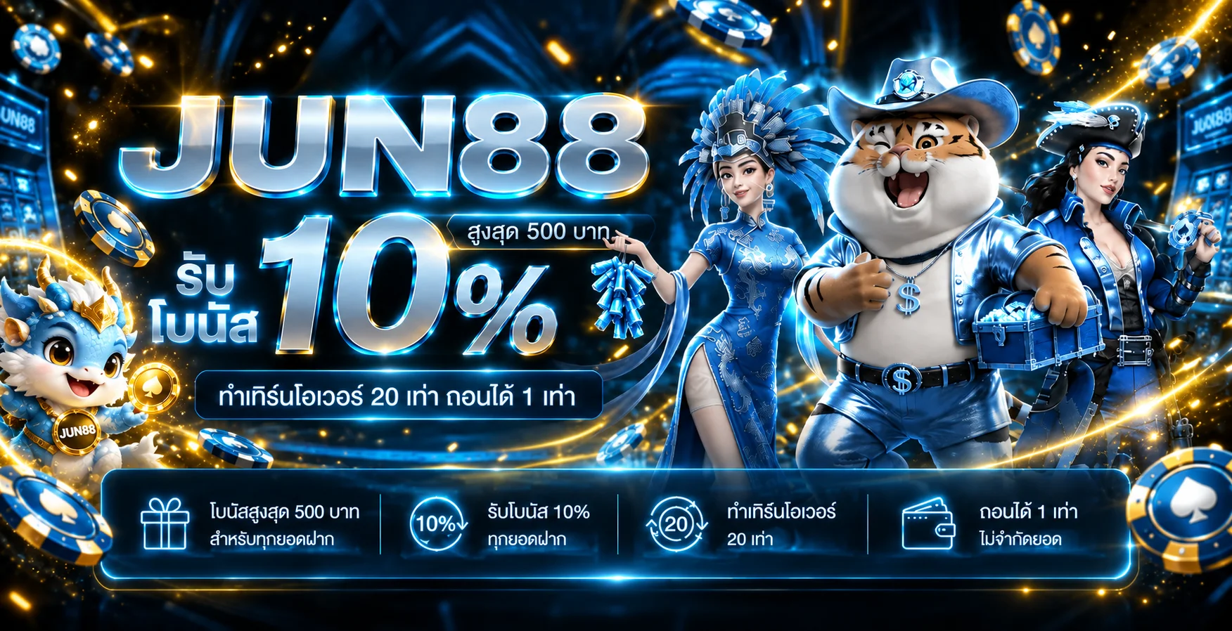 JUN88 | สล็อตเว็บตรง ฝากถอนออโต้ เล่นบนมือถือ