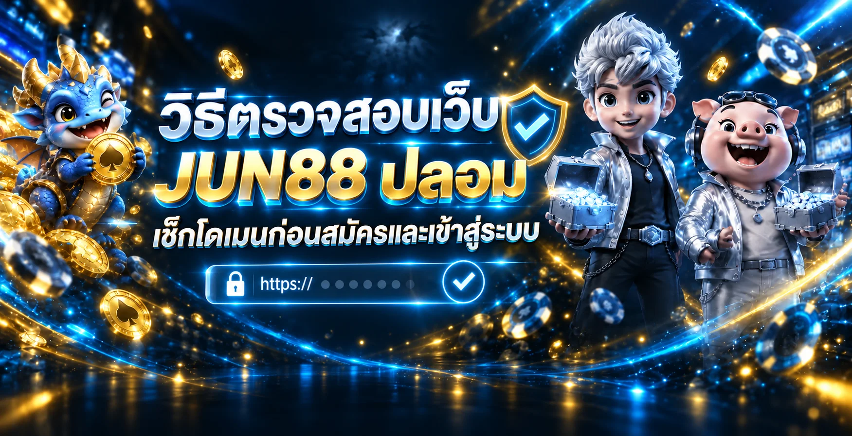 JUN88 | วิธีตรวจเว็บปลอมก่อนสมัครและ Login